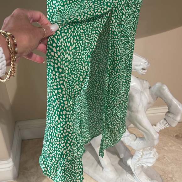 🤩SOLD 🤩NWT/ZARA MIDI Corset style print dress - Picture 6 of 12